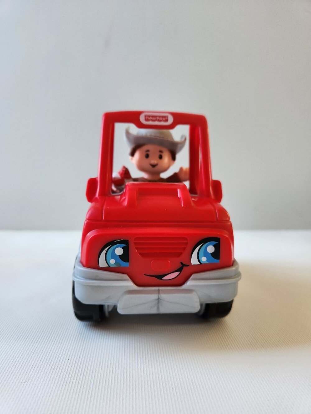 Fisher-Price Little People Cowboy Farmer Red Truck Vehicle Figure Chicken